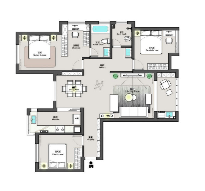 喜瑞都美式輕奢風(fēng)格裝修效果圖 喜瑞都美式輕奢風(fēng)格裝修效果圖