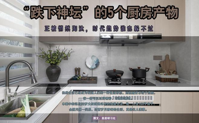 山水人家裝飾：“跌下神壇”的5個(gè)廚房產(chǎn)物，正被悄然淘汰，時(shí)代趨勢(shì)誰(shuí)也躲不過(guò)