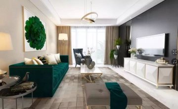 現(xiàn)代簡(jiǎn)約裝修效果圖，第一張就美翻了